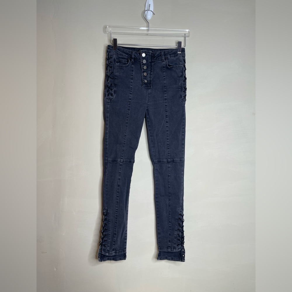 Zara Trafaluc Button Fly Skinny Jeans